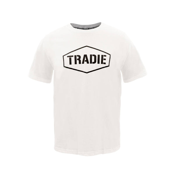 Tradie White Tee - Medium