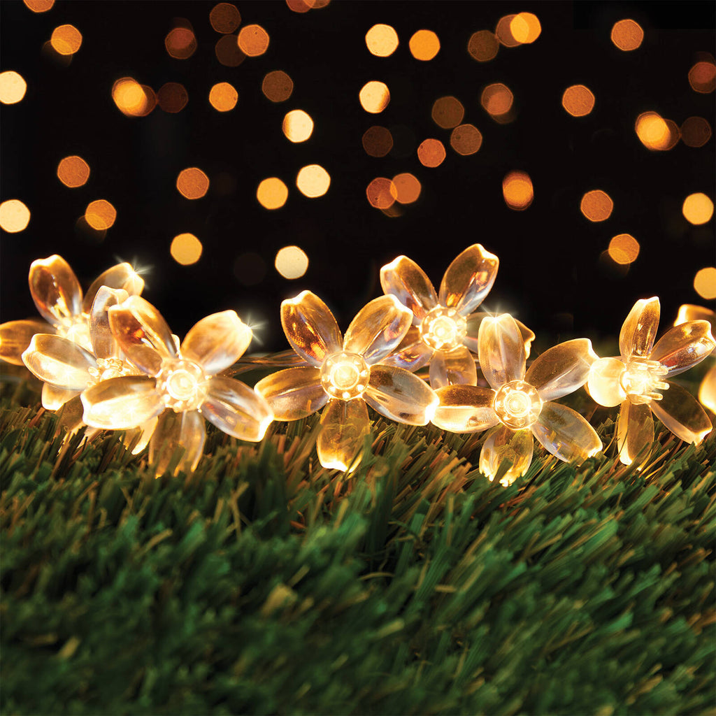 Lytworx 200 Warm White Solar Blossom String Lights - Image 2 of 2