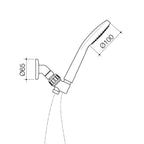 Flexispray  Chrome Bermuda 1 Function Hand Shower - Image 2 of 2
