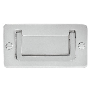 Delf 83 x 43mm Satin Chrome Military Flush Handle