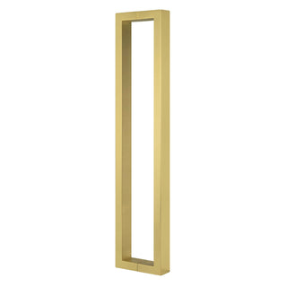 Delf Satin Brass 600mm Square Pull Handle