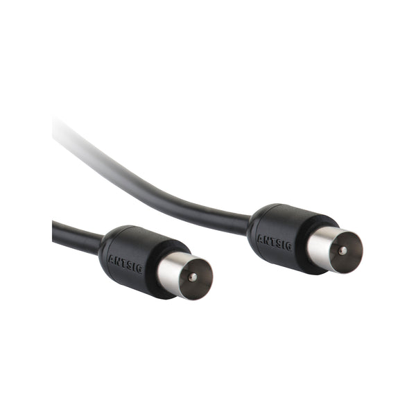 Antsig 1.5m Black Pal TV Lead - 1.5m