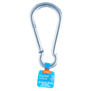 Taskmaster 12 x 140mm 316 Stainless Steel Snap Hook