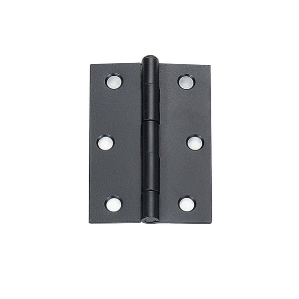 Delf 85mm Black Fixed Pin Butt Hinge - 12 Pack
