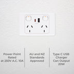 DETA 6000 Double Power Point With USB A+C - Image 2 of 4
