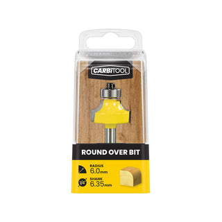 Carbitool 6.0mm RAD Round Router Bit