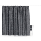 Barelli Polyester Shower Curtain Long Drop Midnight Mist 210x180cm - Image 2 of 2