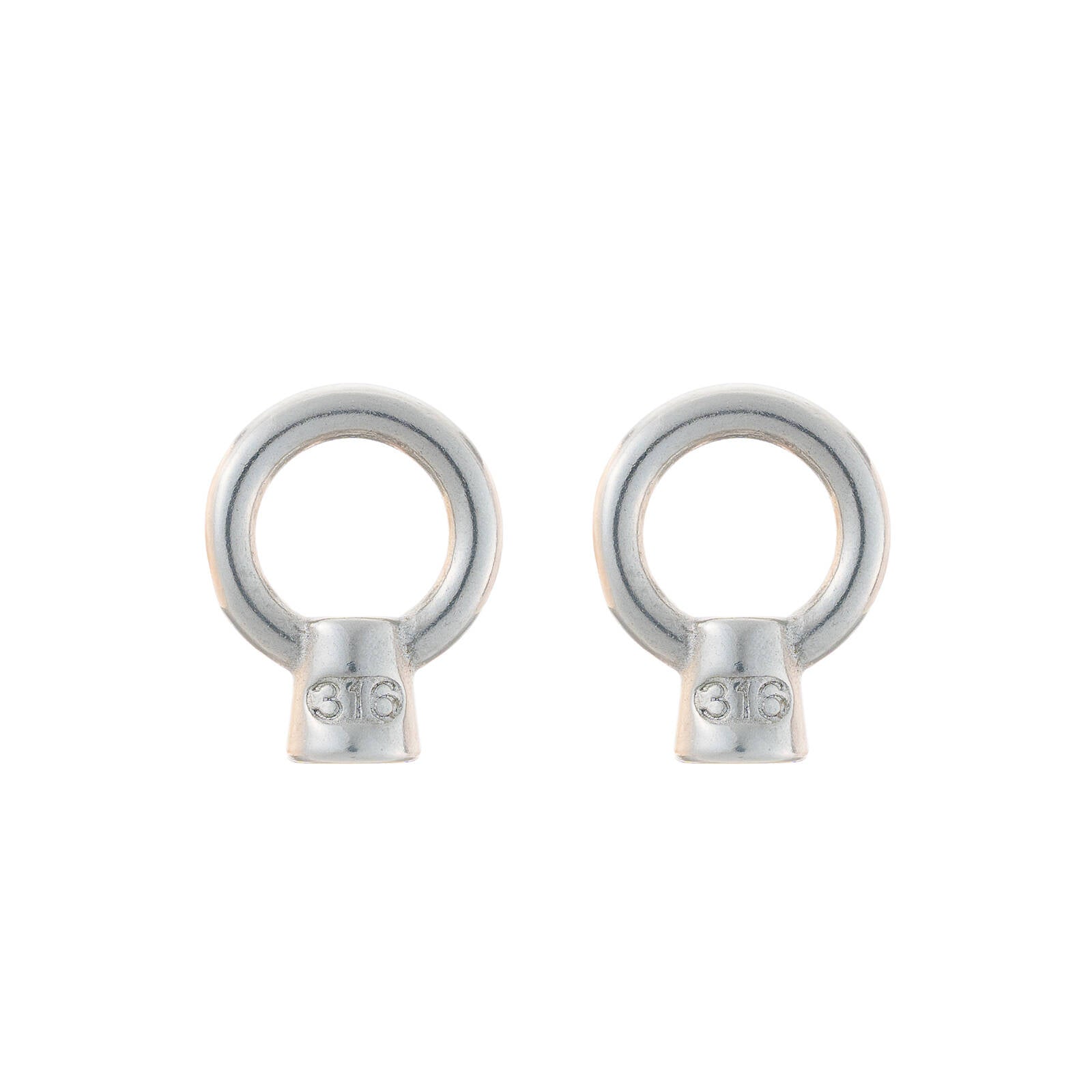 Taskmaster 6mm 316 Stainless Steel Eye Nut - 2 Pack - Image 2 of 4