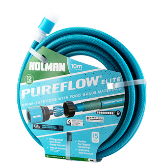 Holman 12mm × 10m PUREFLOW ELITE Drinking Water Safe Hose