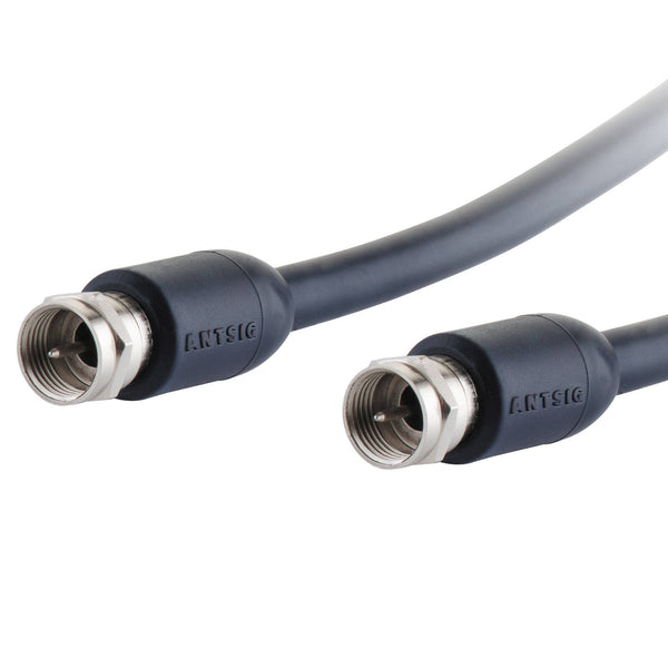 Antsig 10m Black F-Connector - 10m