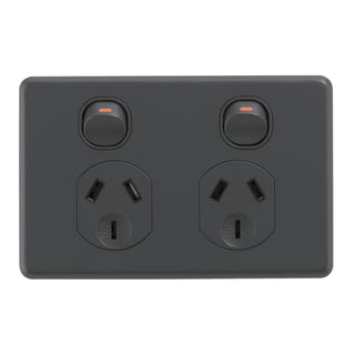 DETA X6 Matt Black Double Power Point