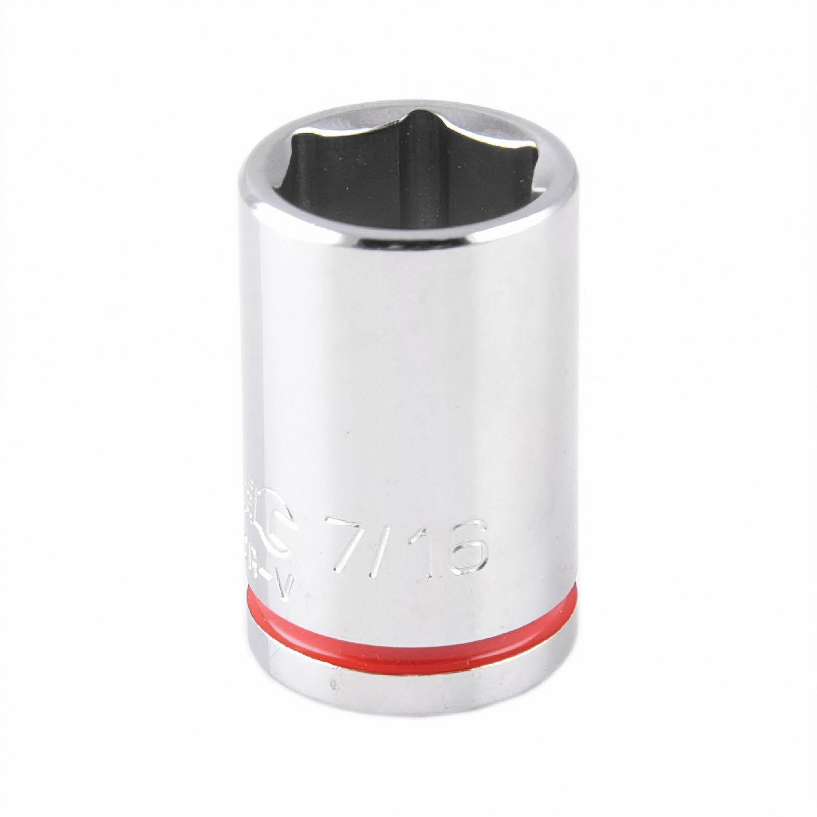 Kincrome 7/16" 1/4" Square Drive Socket - Image 1 of 1