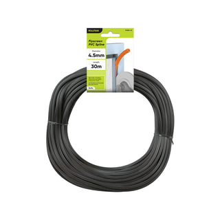 Rolltrak 4.5mm x 30m Black Flyscreen Spline
