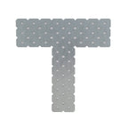 Carinya 200 x 200 x 60 x 50 x 1mm Galvanised T-Shape Make-A-Bracket - Image 2 of 7