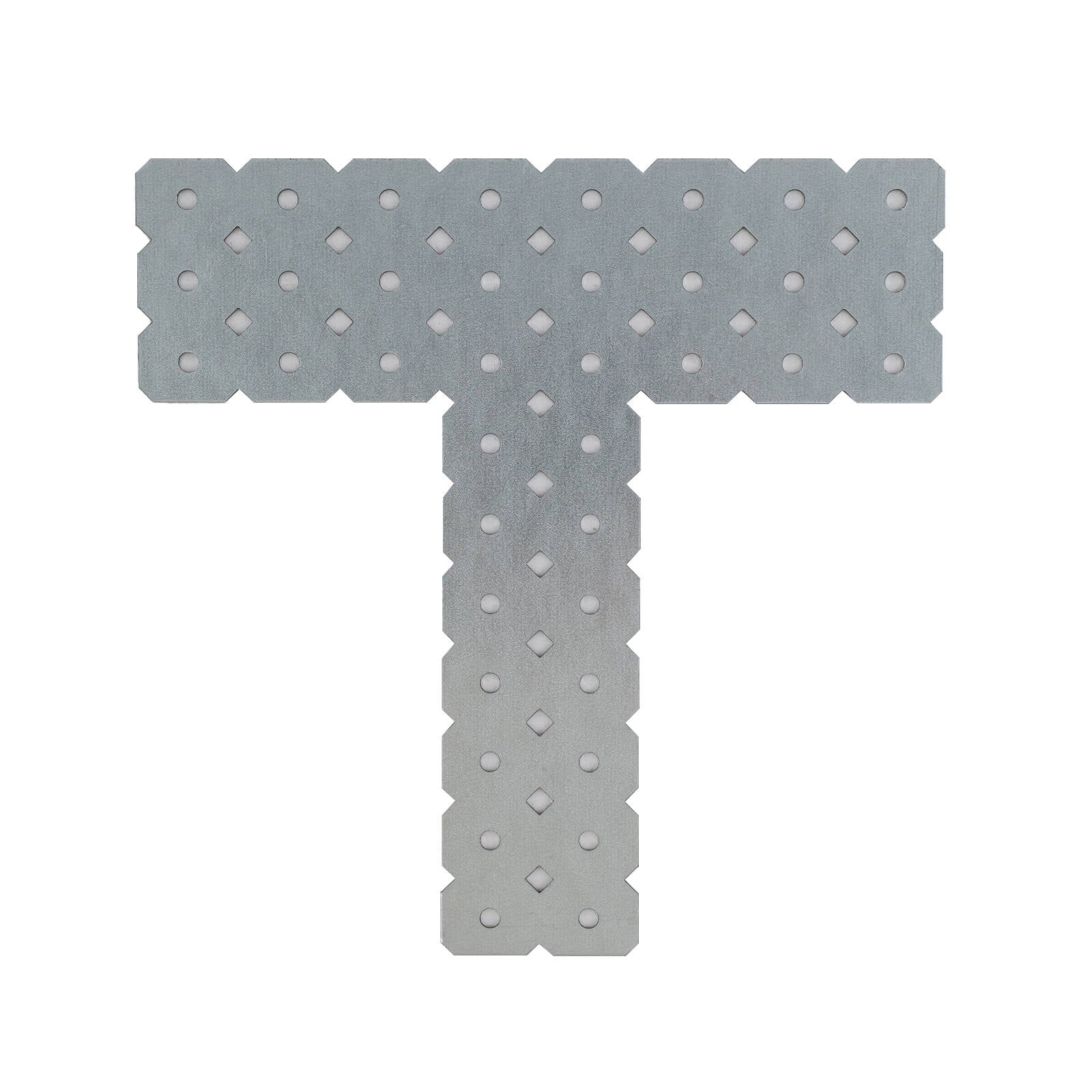 Carinya 200 x 200 x 60 x 50 x 1mm Galvanised T-Shape Make-A-Bracket - Image 2 of 7