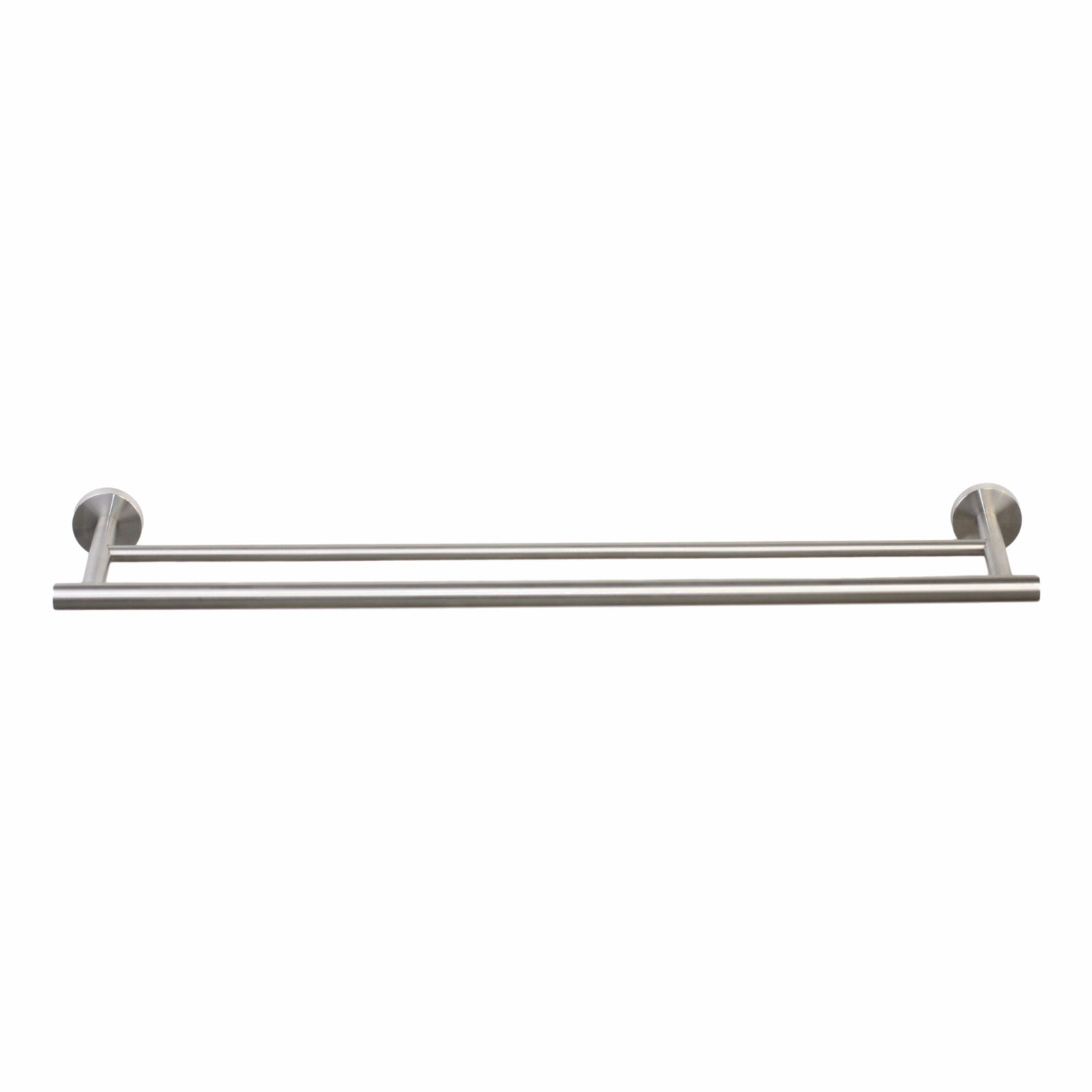 Barelli Toscana 90cm Satin Nickel Double Towel Bar - Image 1 of 2
