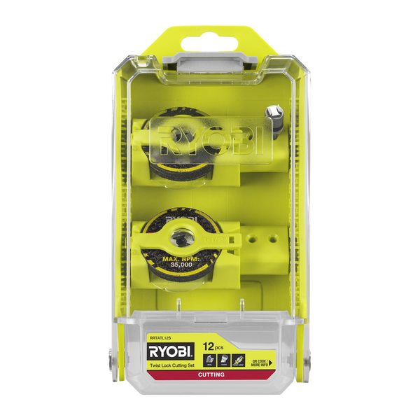 Ryobi 12 Piece Twist Lock Cutting Set