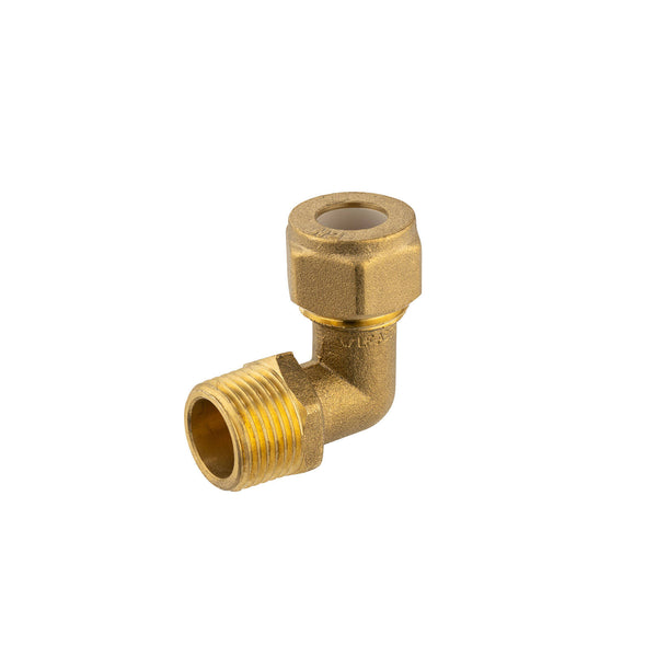 Brasshards 15C x 15MI Male Brass Compression Elbow LF