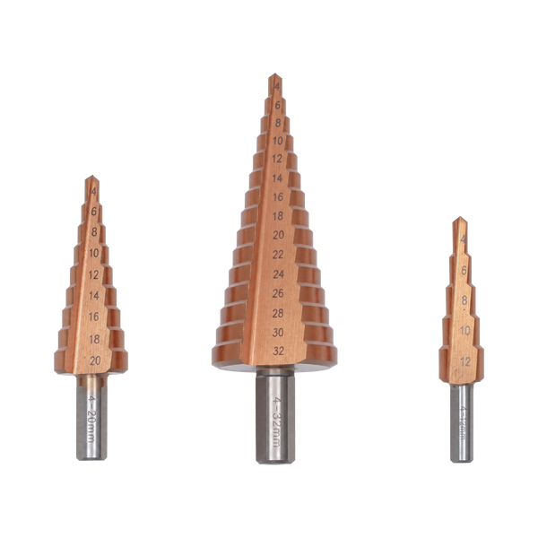 Craftright 3pc Step Drill Set