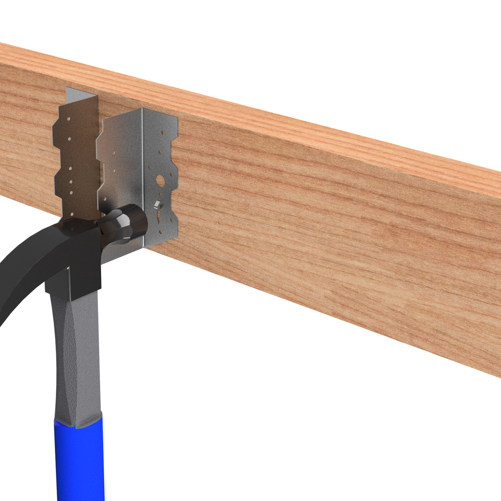 Joist Hanger VUESPIKE SS Assembly with hammer