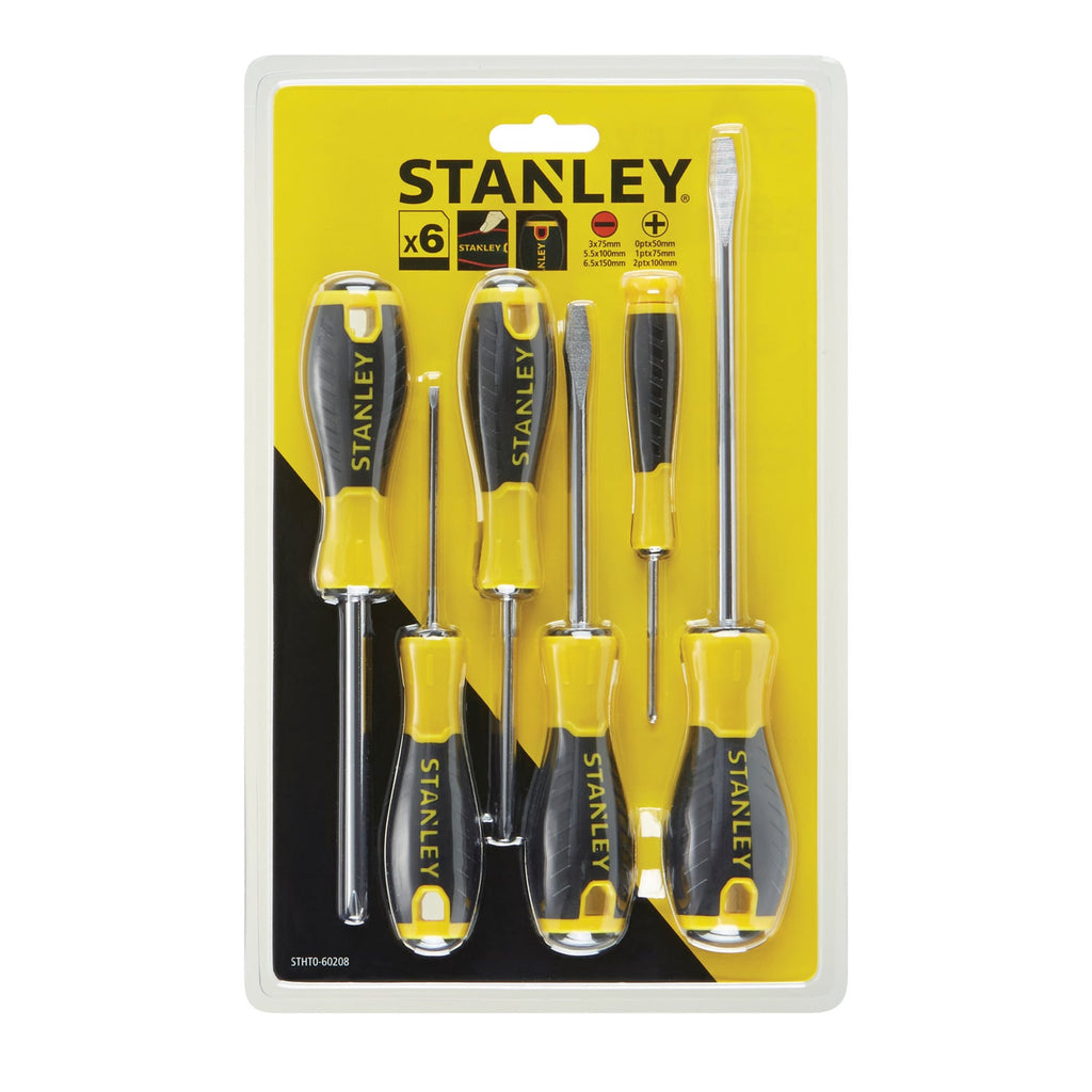 Stanley 6 Piece Essentials Screwdriver Set - Image 2 of 2