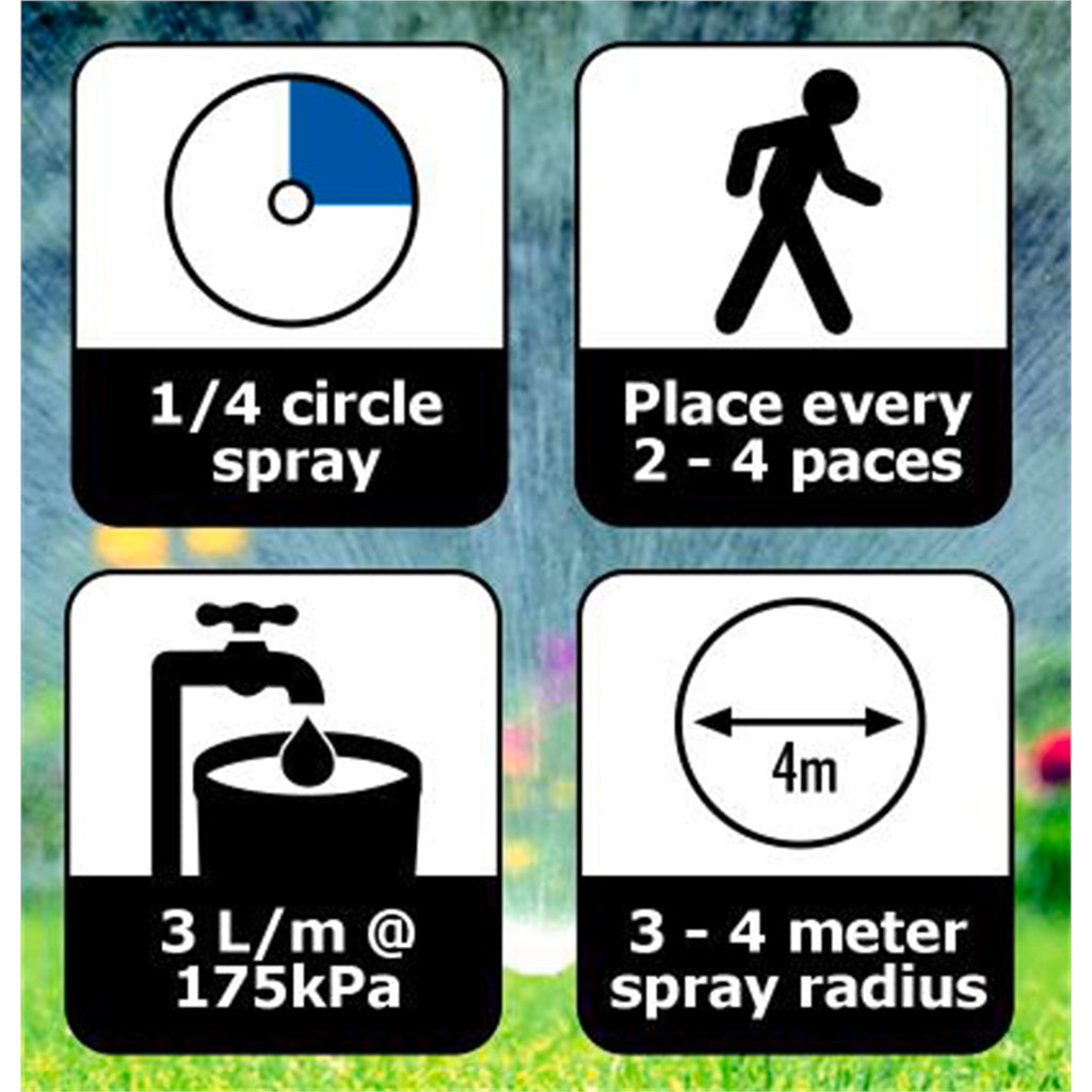 Pope 50mm 1/4 Circle Professional Pop-Up Sprinkler - Image 2 of 2