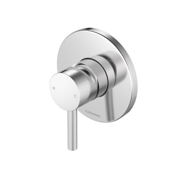 Flexipsray Chrome Splash Bath/Shower Mixer - Chrome
