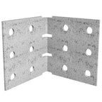 Dunnings 100 x 100 x 105mm M10 Galvanised Angle Bracket - Image 1 of 2