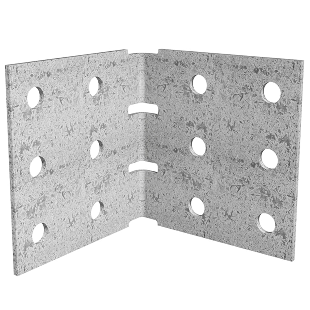 Dunnings 100 x 100 x 105mm M10 Galvanised Angle Bracket - Image 2 of 2