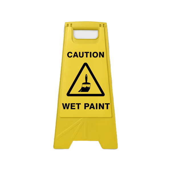 Brutus Caution Wet Paint A-Frame Signage
