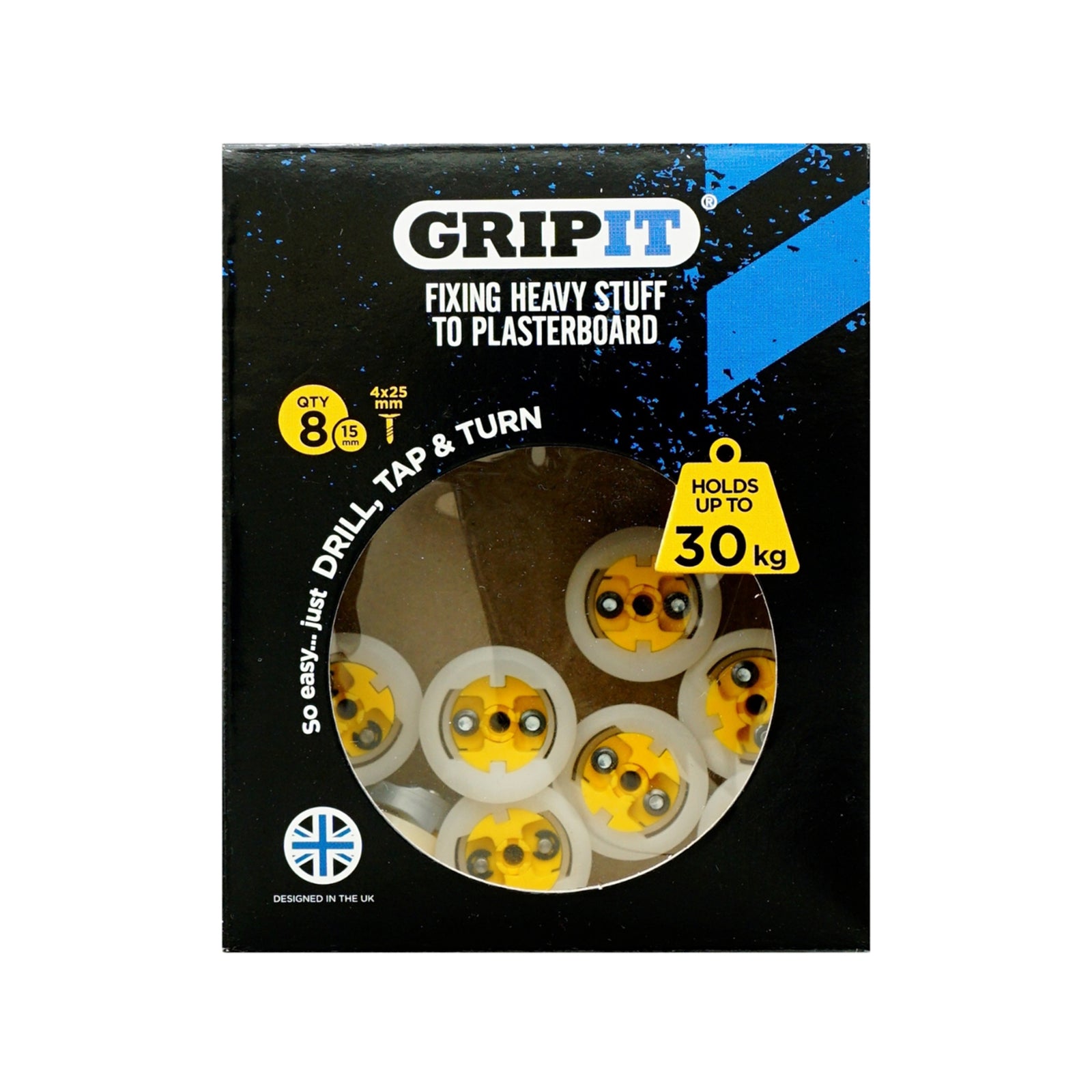 gripit yellow 8pk - package