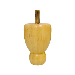 Adoored 80mm Raw Pine Cabinet Leg