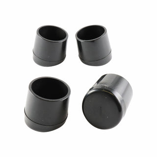 Surface Gard 22mm Black Angled Plastic External Chair Tip - 4 Pack