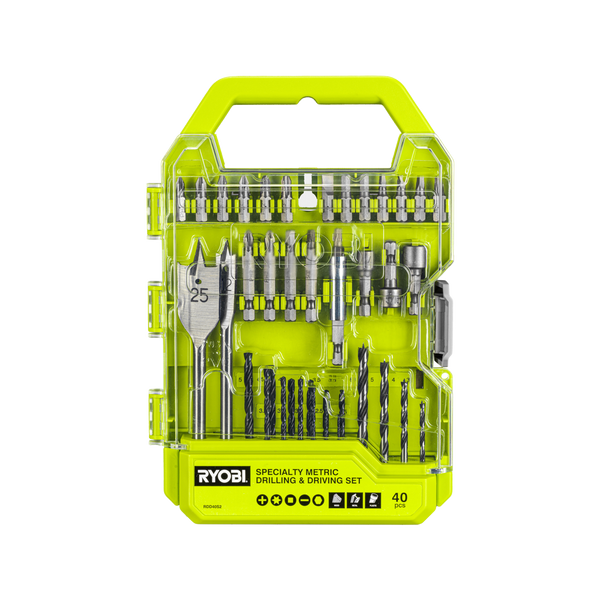 Ryobi 40 Piece Specialty Metric Drill And Drive Set