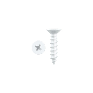 Pinnacle 3.5 x 16mm White Countersunk Timber Screw - 45 Pack