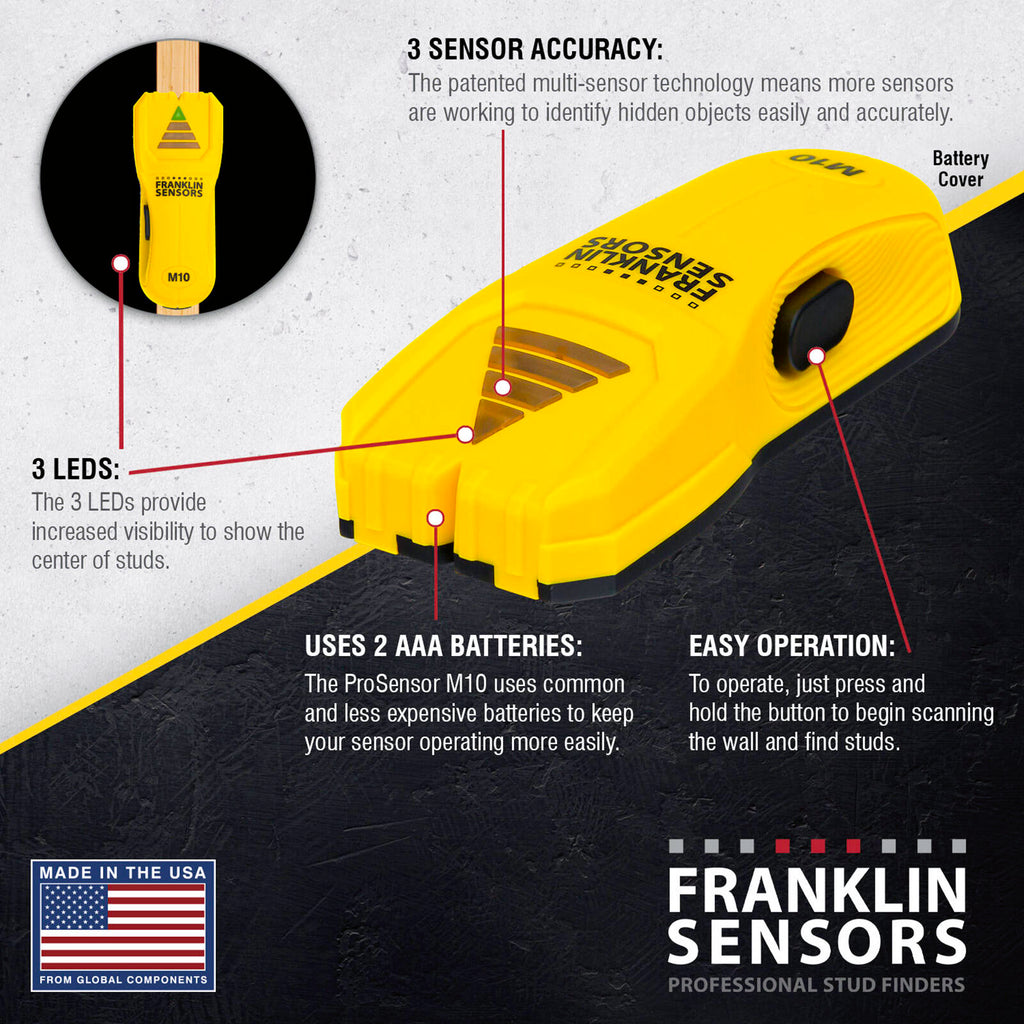 Franklin Sensors ProSensor M10 Professional Stud Finder - Image 7 of 8