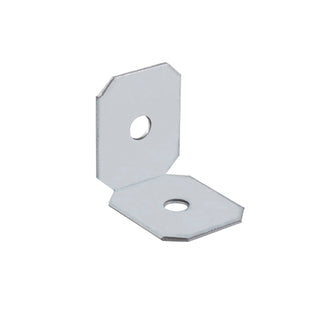 Carinya 25 x 25 x 20 x 1mm Galvanised Angle Make-A-Bracket - 20 Pack