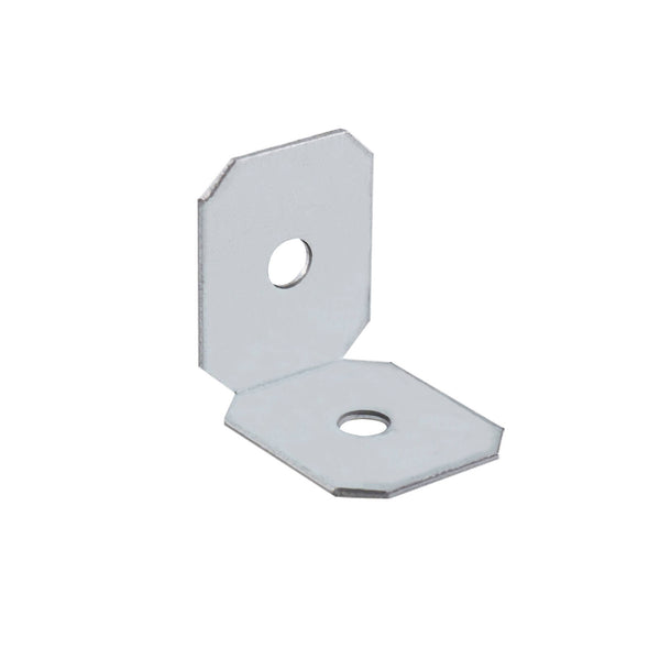 Carinya 25 x 25 x 20 x 1mm Galvanised Angle Make-A-Bracket - 20 Pack