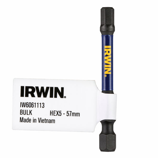 IRWIN 57mm Hex 5 Bulk Impact Pro Performance