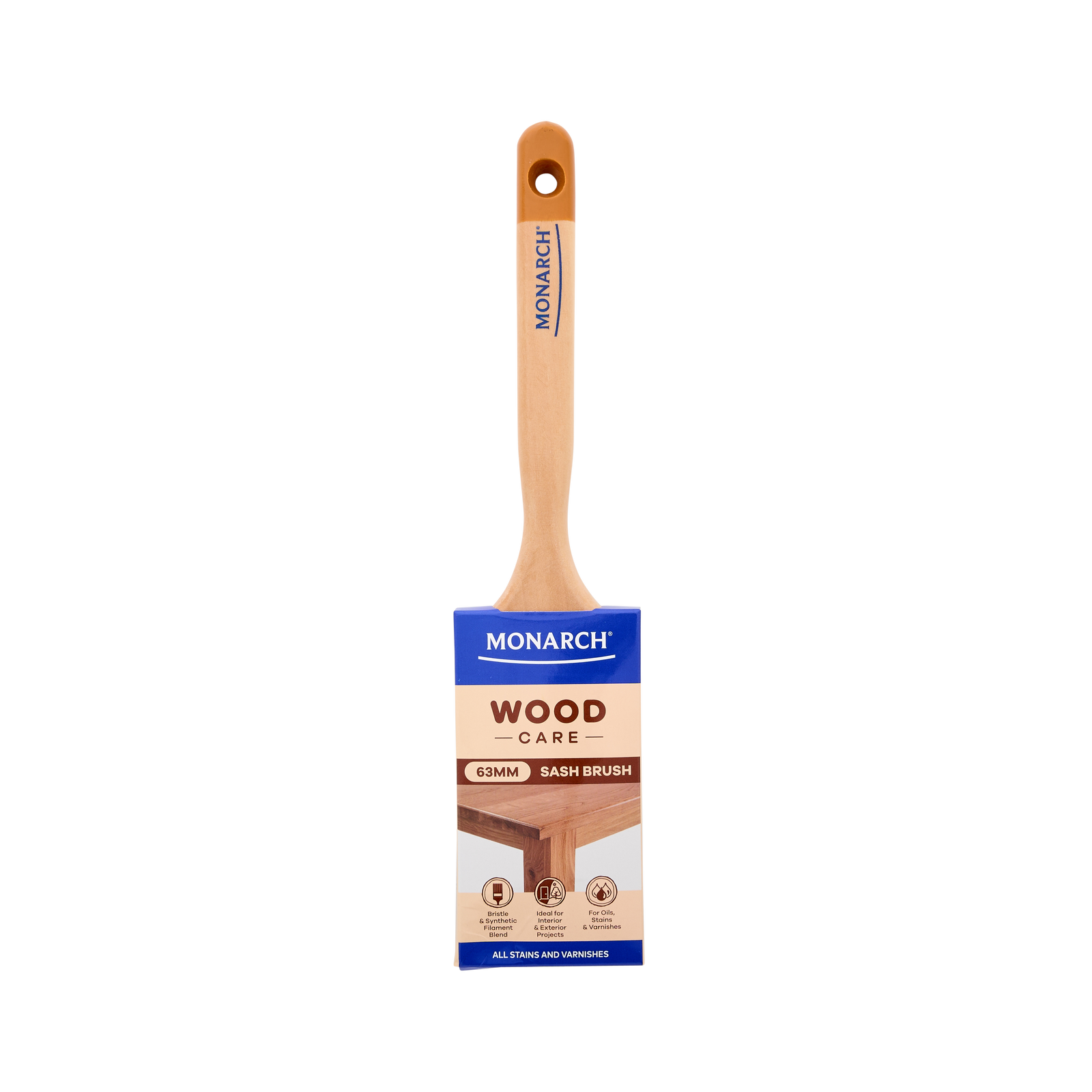 Monarch 25mm Woodcare Sash Paint Brush - 25mm - Image 1 of 5