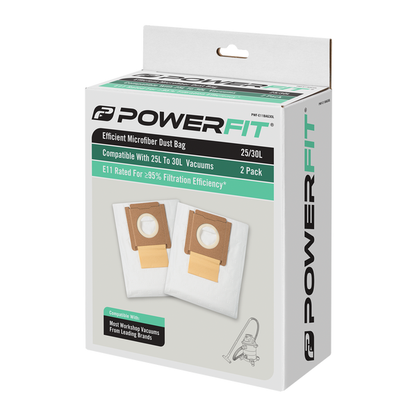 PowerFit 30L E11 Dust Bag - 2 Pack