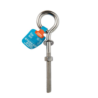 Taskmaster 10 x 150 x 25mm 316 Stainless Steel Eye Bolt