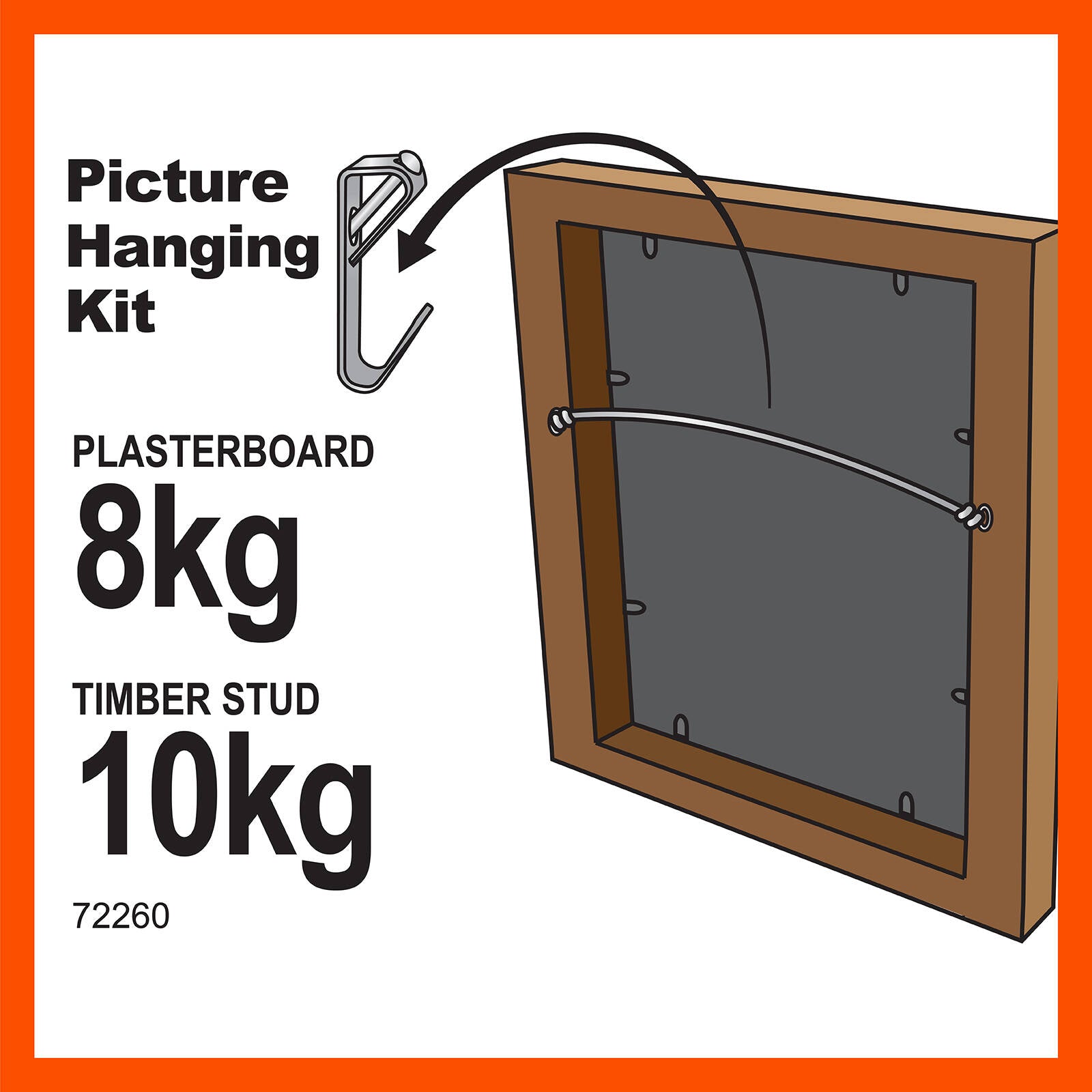 Everhang 10kg Picture Hanging Kit - Image 3 of 6
