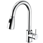 Caroma Chrome Husk Retractable Dual Spray Sink Mixer - Image 1 of 3