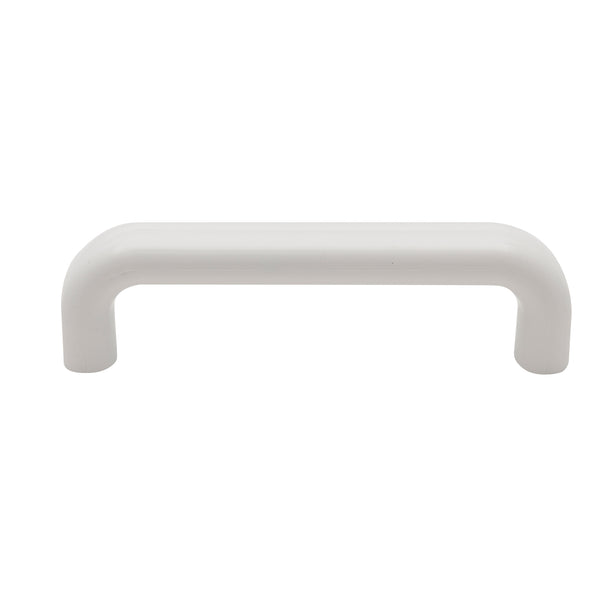 Prestige 20mm White Plastic Flat D Handle - White
