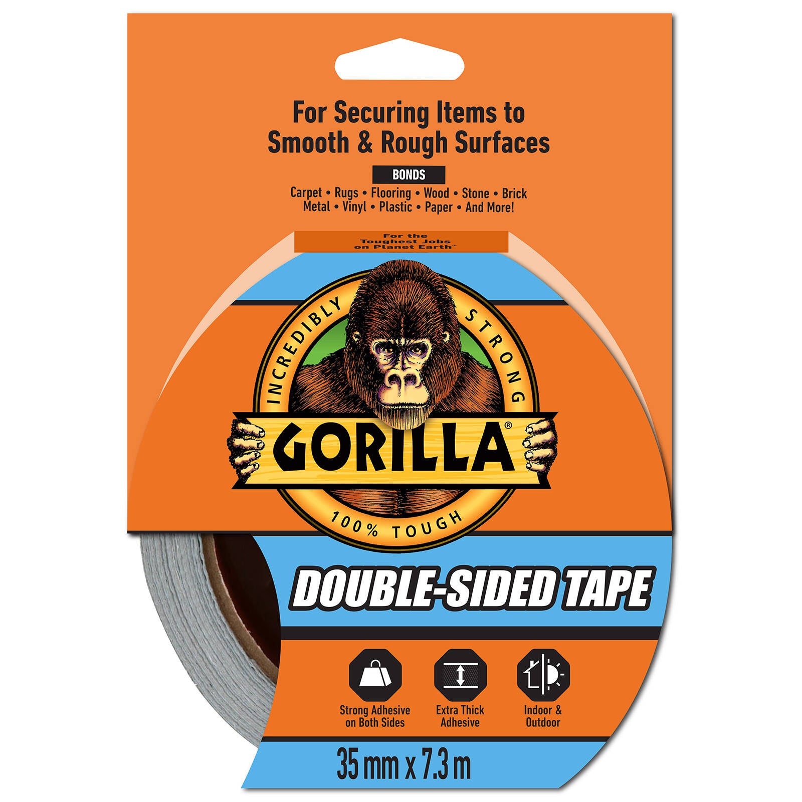 Gorilla 7.3m Double Sided Tape - Image 1 of 4
