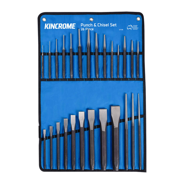 Kincrome 26 Piece Punch And Chisel Set