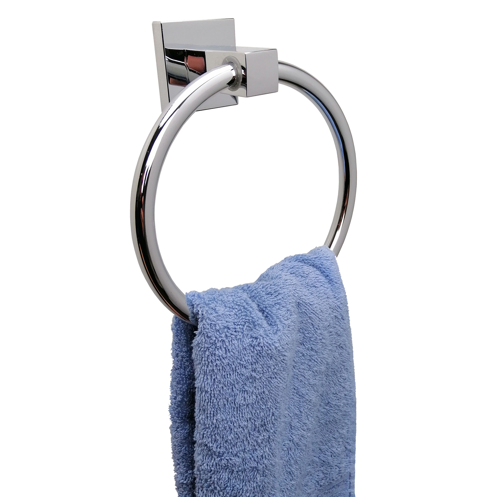 Barelli Black Matte Piazza Single Towel Ring - Image 5 of 7