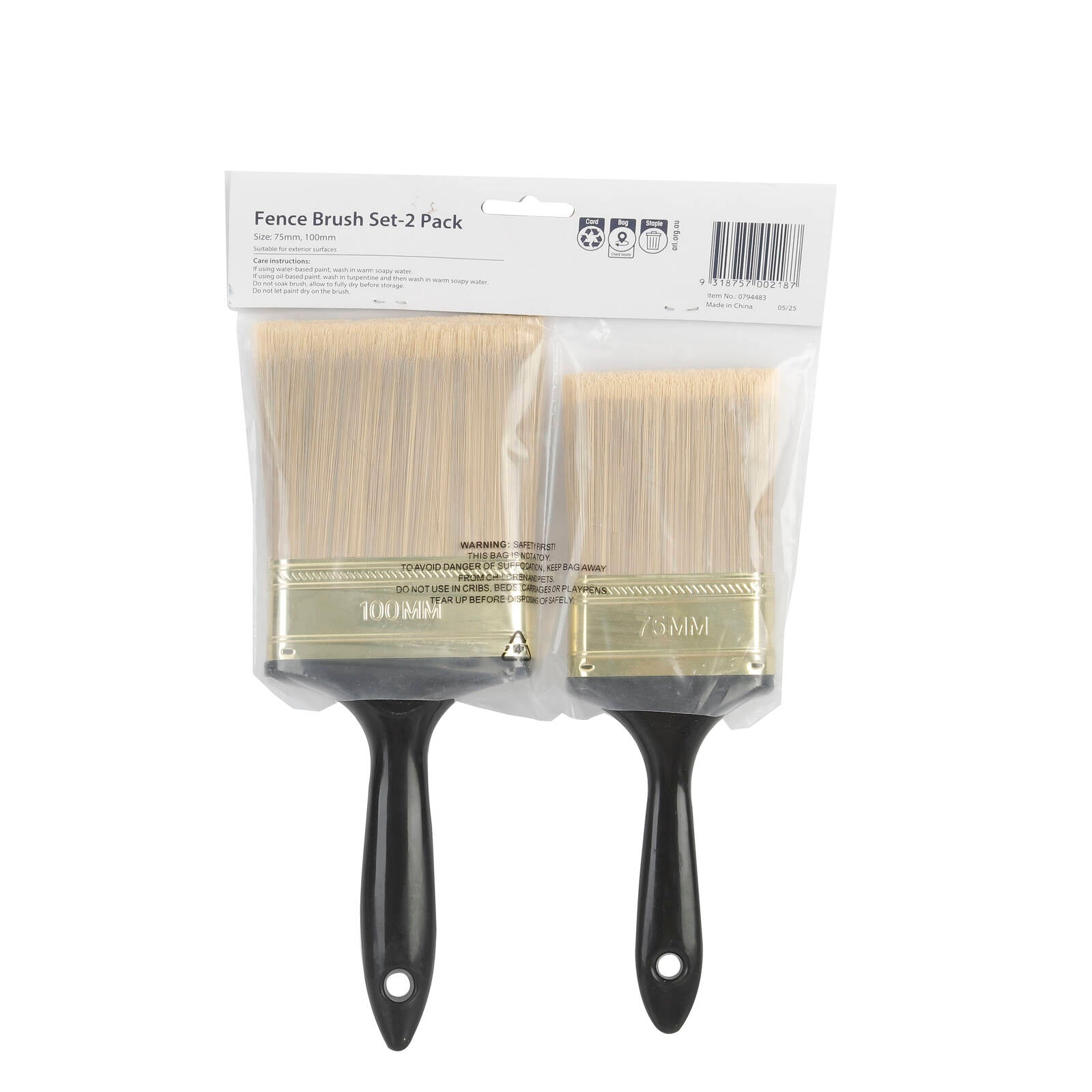 Paint Partner 75 and 100mm Fence Brush Set - Image 2 of 12