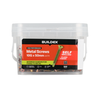 Buildex 10G x 50mm Gold Passivated Sheet Metal Screws - 500 Pack - Image 1 of 3